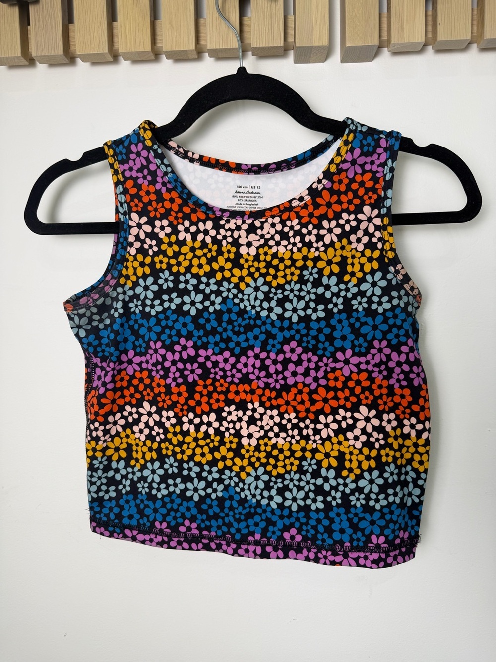 Hanna Andersson girl active wear top size 12